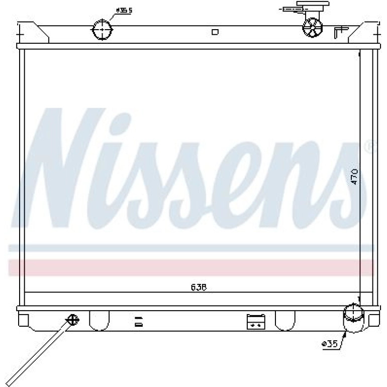 Wasserkühler PKW 66766 Wasserkühler PKW 66766