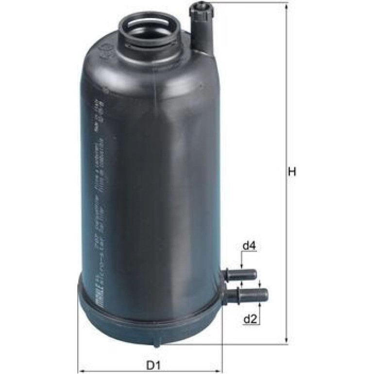 MAHLE Kraftstofffilter KL 707D MAHLE Kraftstofffilter KL 707D