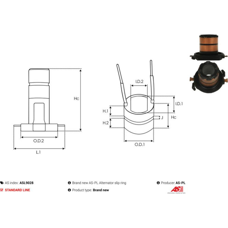 Schleifring, Generator ASL9028