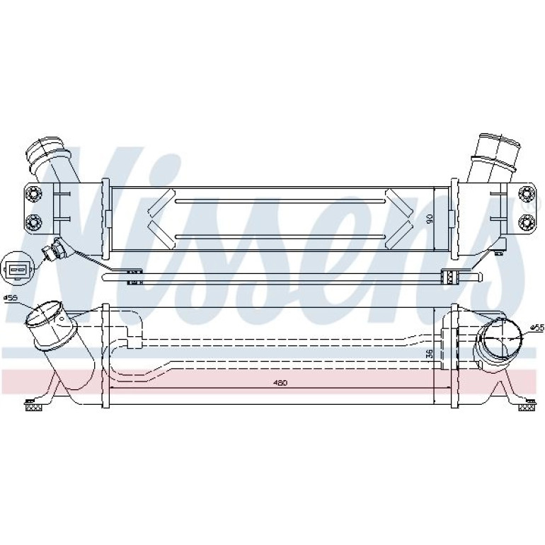 Ladeluftkühler PKW 96459