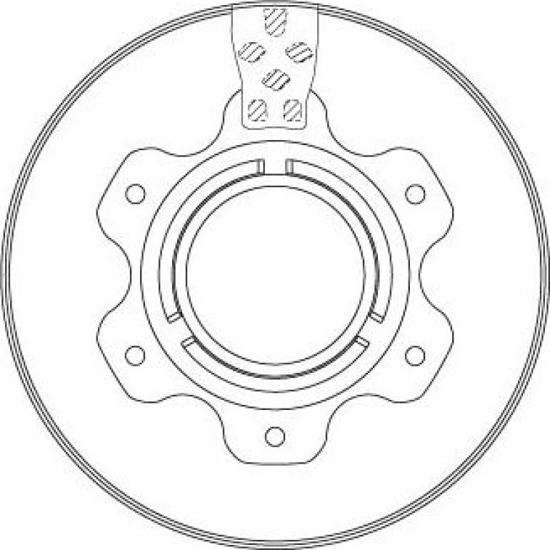 15 481 179 Bremsscheibe HA DF6743S 15 481 179 Bremsscheibe HA DF6743S
