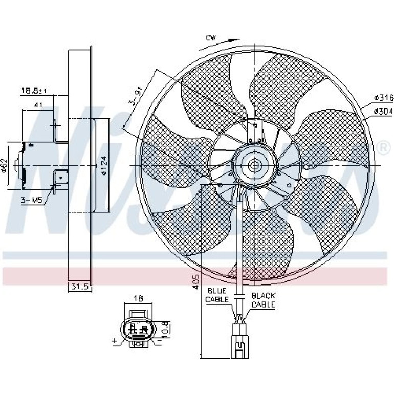 Kühlerlüfter PKW 85957 Kühlerlüfter PKW 85957