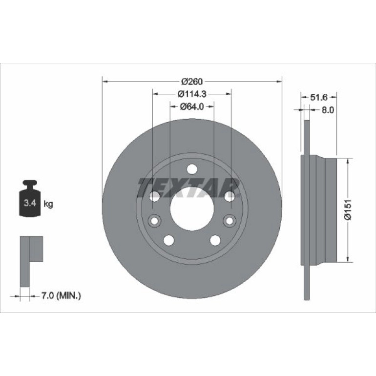 Bremsscheibe 92337703