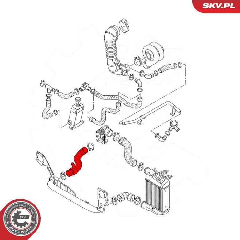 ESEN SKV Ladeluftschlauch 43SKV418 ESEN SKV Ladeluftschlauch 43SKV418