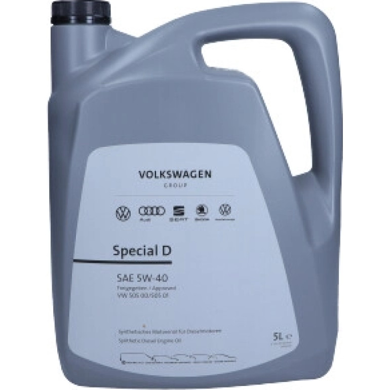 Original VAG Motoröl Special D 505.00 505.01 5W-40 5 Liter GS55505M4 Original VAG Motoröl Special D 505.00 505.01 5W-40 5 Liter GS55505M4