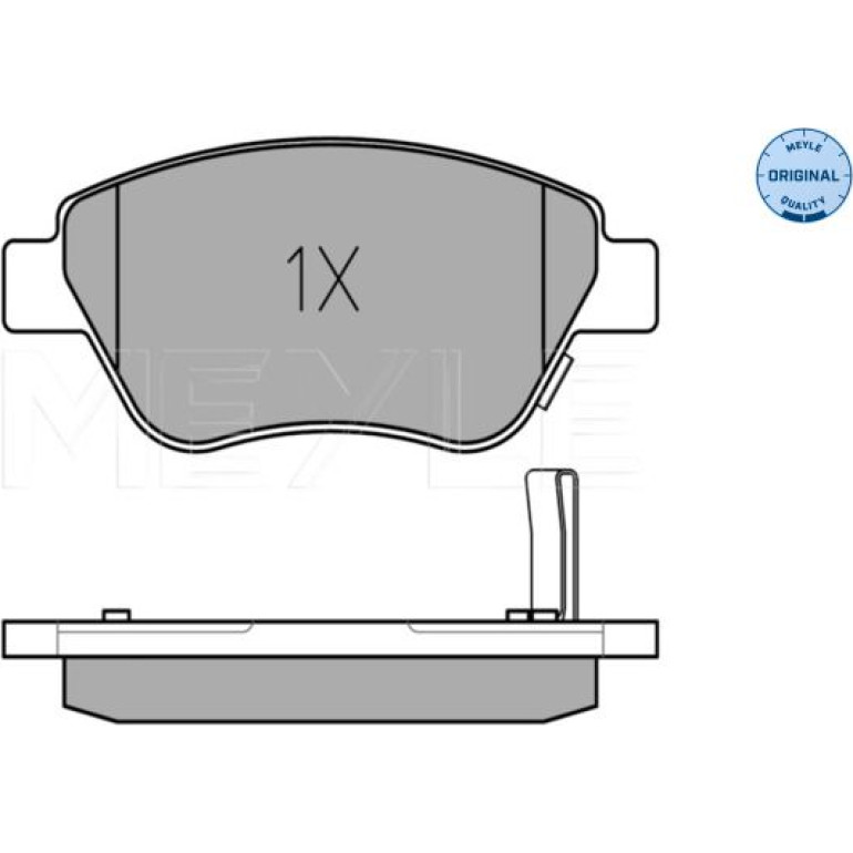 Bremsbelagsatz Opel P. Adam/Corsa 06- Mit Sensor 025 239 8217/W Bremsbelagsatz Opel P. Adam/Corsa 06- Mit Sensor 025 239 8217/W