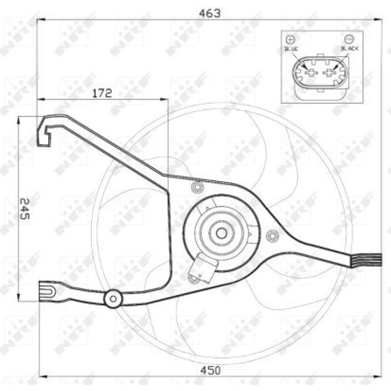 Lüfter Motorkühlung 47448 Lüfter Motorkühlung 47448