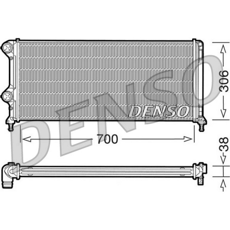 DENSO Motorkühler DRM09060 DENSO Motorkühler DRM09060