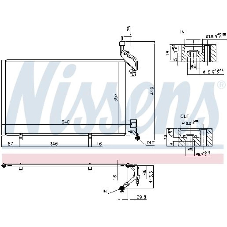 Kondensator PKW 940515 Kondensator PKW 940515