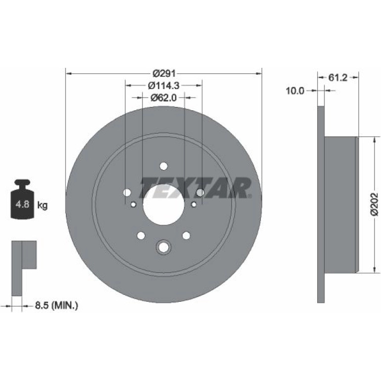 Bremsscheibe Lexus T. Is 05 92179803 Bremsscheibe Lexus T. Is 05 92179803