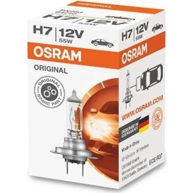 Osram Original H7 PX26D 12V Faltschachtel 1 Stück 64210