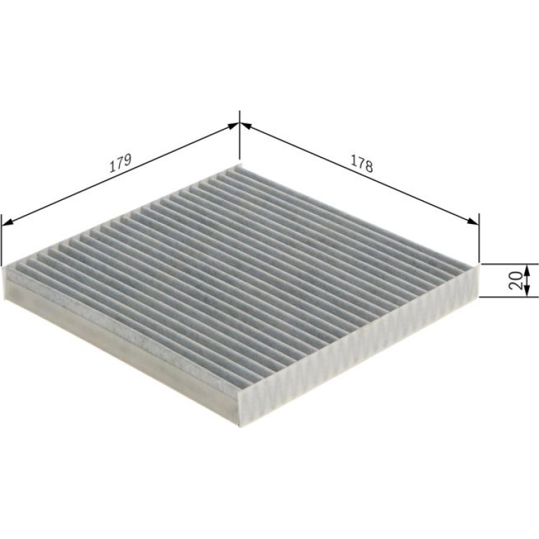 Aktivkohlefilter 1987432566 Aktivkohlefilter 1987432566
