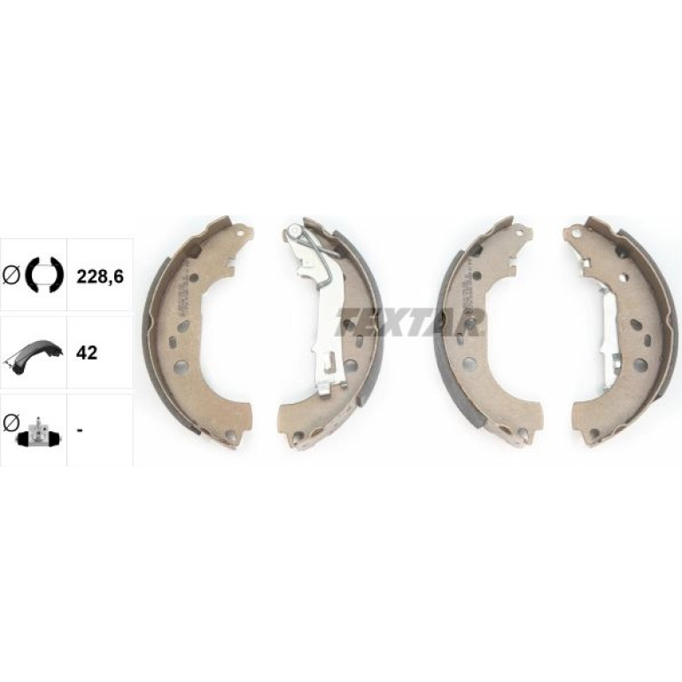 Bremsbacken Fiat Fiorino/Qubo/Nemo/Bipper 08- 1.3Jtd/1.4Dhdi 91067600 Bremsbacken Fiat Fiorino/Qubo/Nemo/Bipper 08- 1.3Jtd/1.4Dhdi 91067600