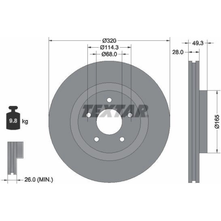 Bremsscheibe 92299403