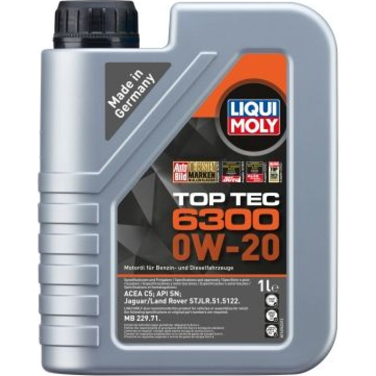 Liqui Moly Top Tec 6300 0W-20 1 l 21210 Liqui Moly Top Tec 6300 0W-20 1 l 21210