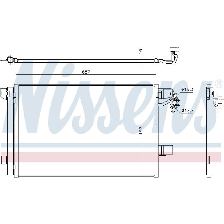 Kondensator PKW 940345 Kondensator PKW 940345