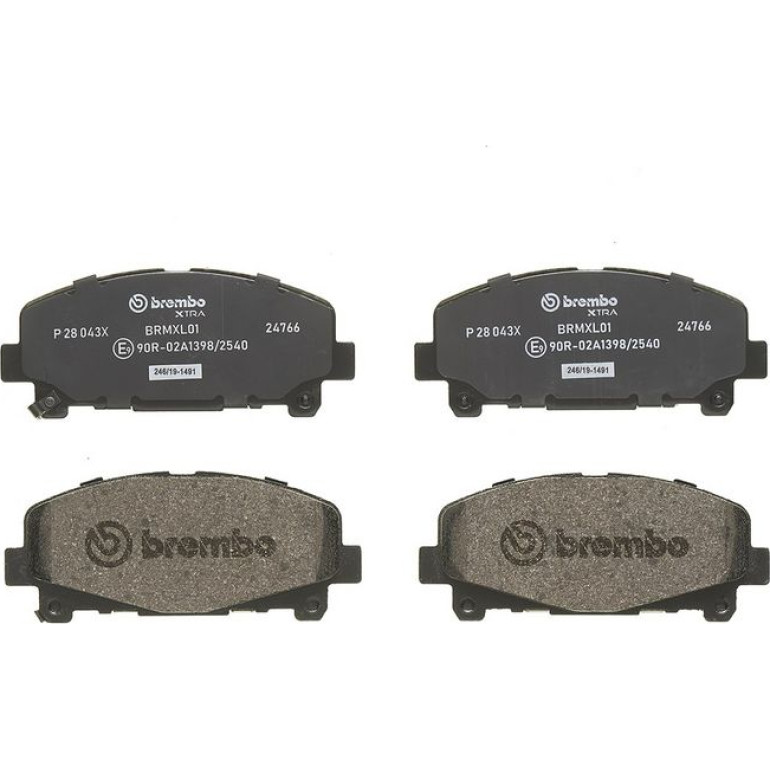 BREMBO Bremsklötze Xtra VA P 28 043X BREMBO Bremsklötze Xtra VA P 28 043X
