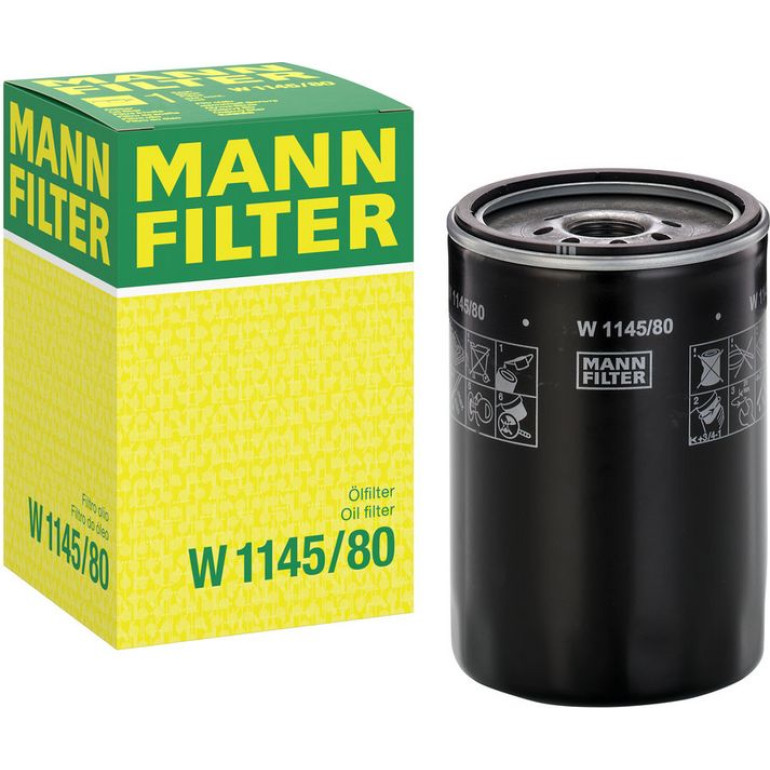 Mann & Hummel Ölfilter PKW W 1145/80 Mann & Hummel Ölfilter PKW W 1145/80