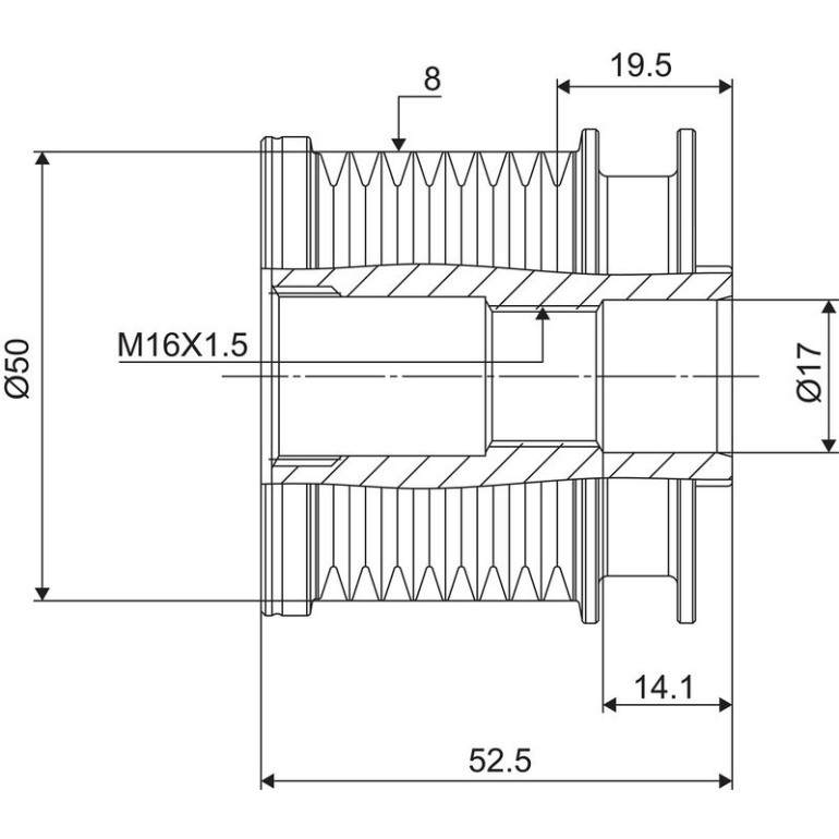 Generatorfreilauf 588093 Generatorfreilauf 588093