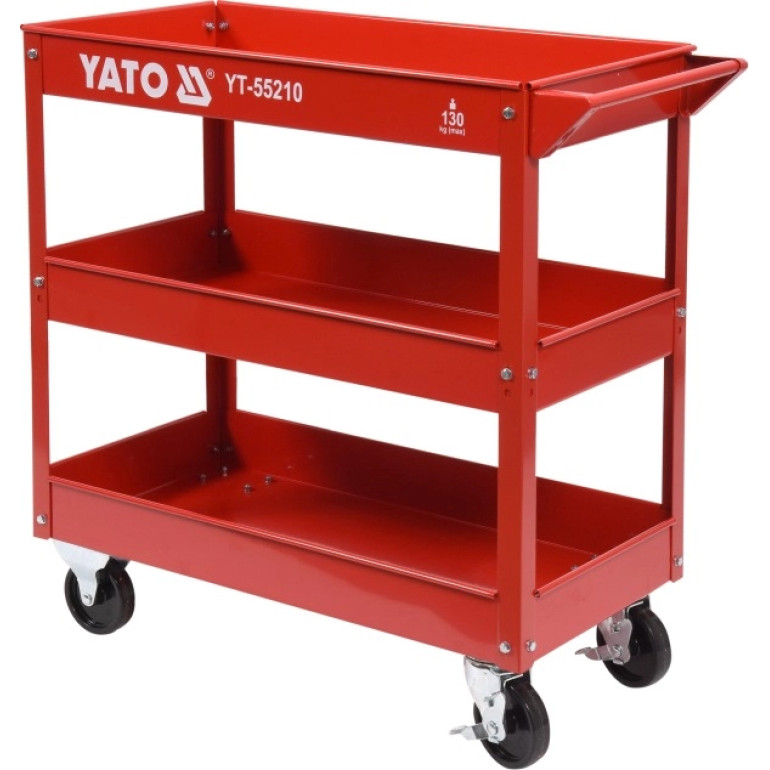 Werkstatt Rollwagen 3 Ablage F×cher YT-55210 Werkstatt Rollwagen 3 Ablage F×cher YT-55210