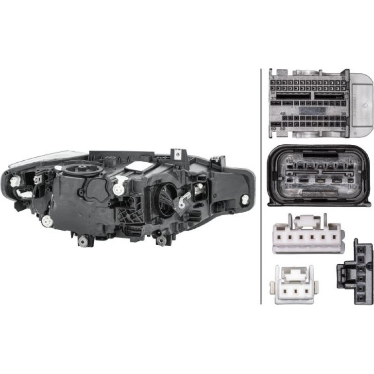 Scheinwerfer L VOLL-LED +TGFL +KRVL HELLA PQ 1EX 012 103-911