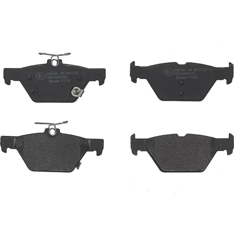 BREMBO Bremsklötze HA P 78 026 BREMBO Bremsklötze HA P 78 026