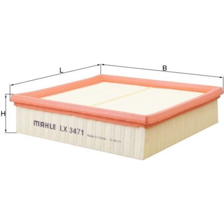 MAHLE Luftfilter LX 3471 MAHLE Luftfilter LX 3471