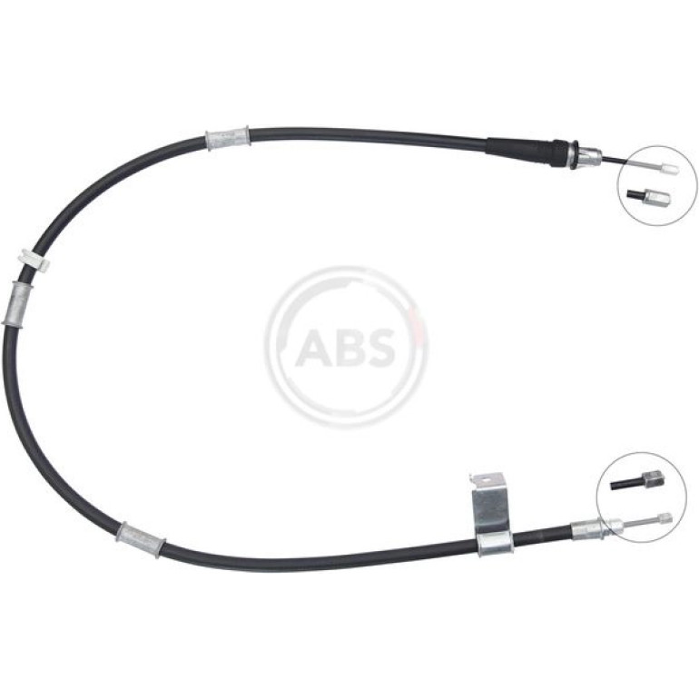 A.B.S. Handbremsseil Seilzug Festellbremse K19834 A.B.S. Handbremsseil Seilzug Festellbremse K19834