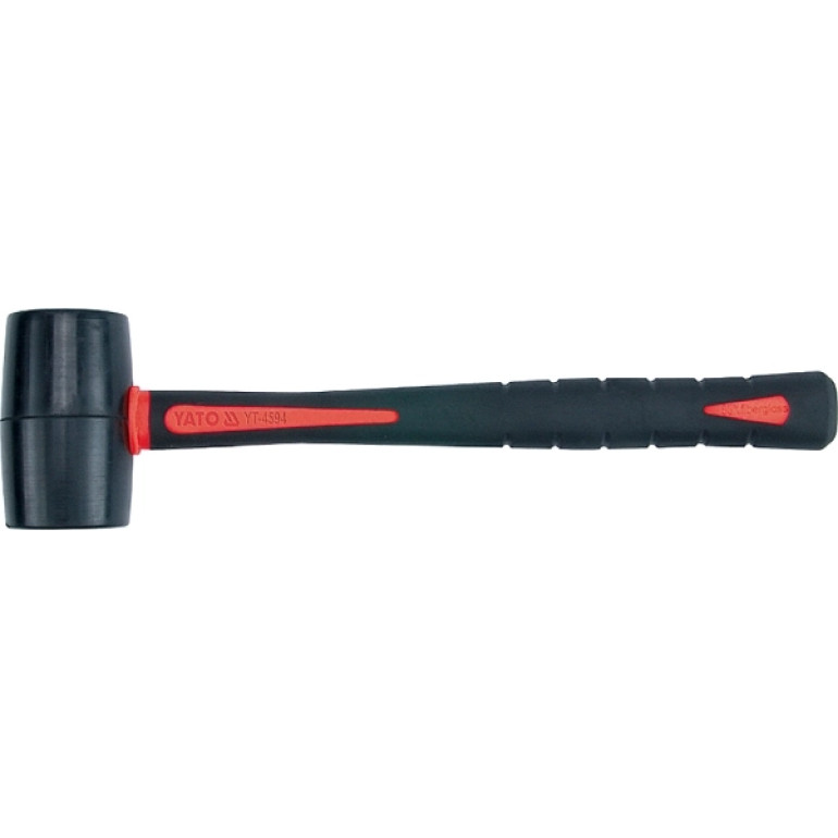 Gummihammer Mit Fiberglassstiel 440G YT-4594