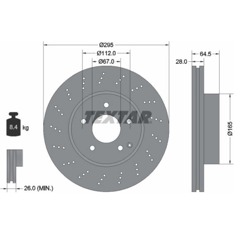 Bremsscheibe 92165005