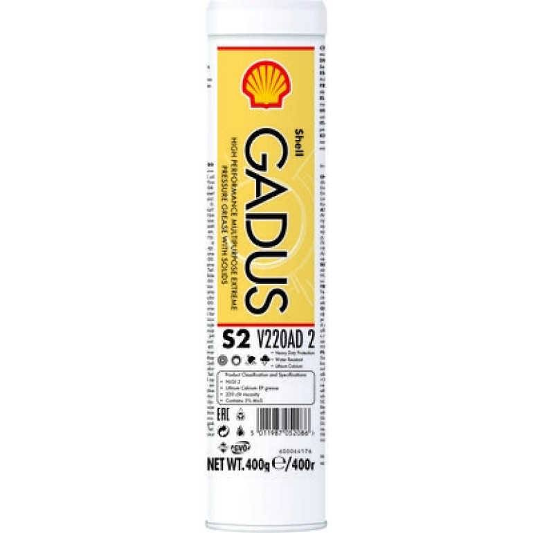 Shell Gadus S2 V220 AD 400g 550050009 Shell Gadus S2 V220 AD 400g 550050009