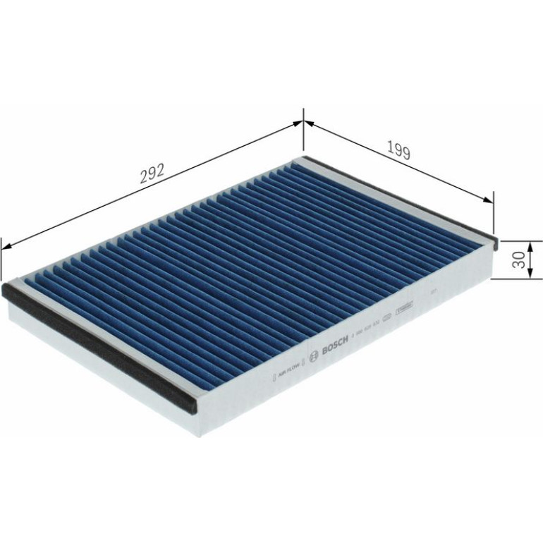 Aktivkohleinnenraumfilter 0 986 628 632