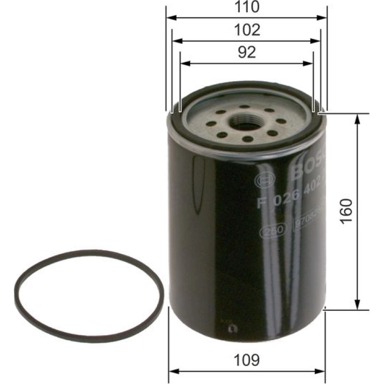Bosch Kraftstofffilter F 026 402 269 Bosch Kraftstofffilter F 026 402 269