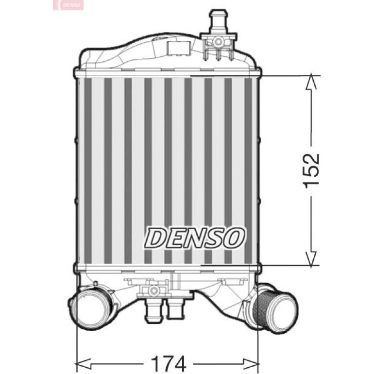 DENSO Druckluftkühler DIT09111 DENSO Druckluftkühler DIT09111