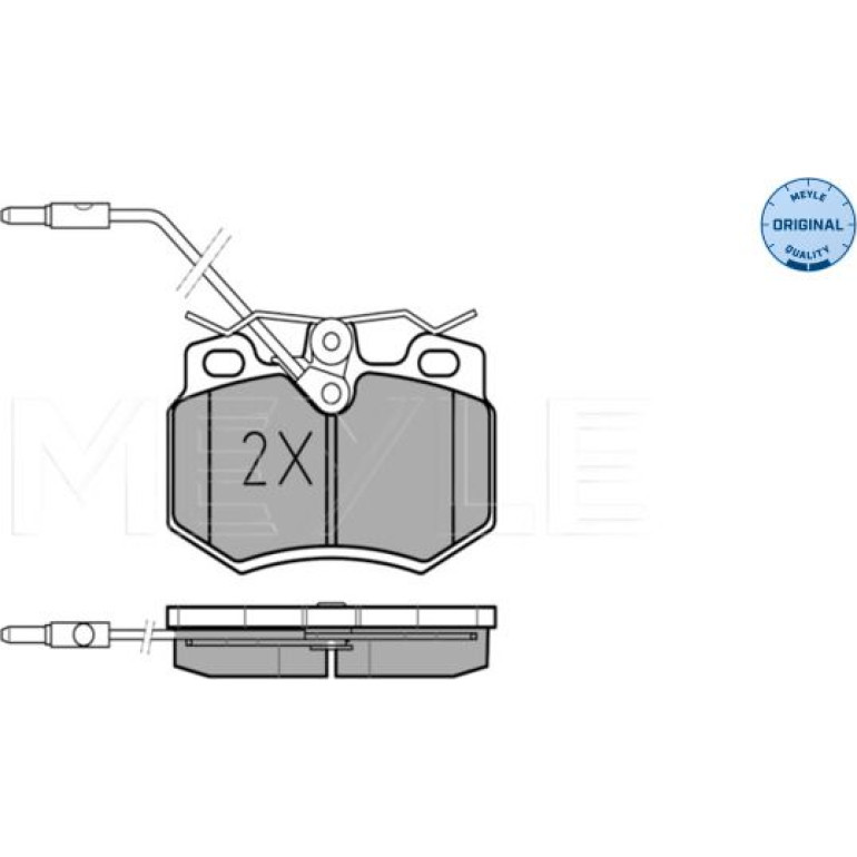 Bremsbelagsatz Citroen P. C15/Visa 84-97 Mit Sensor 025 210 8017/W Bremsbelagsatz Citroen P. C15/Visa 84-97 Mit Sensor 025 210 8017/W