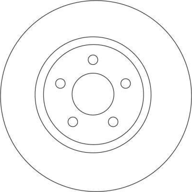 Bremsscheibe Chrysler P. Cruiser 1.6-2.4 00-10 DF4190