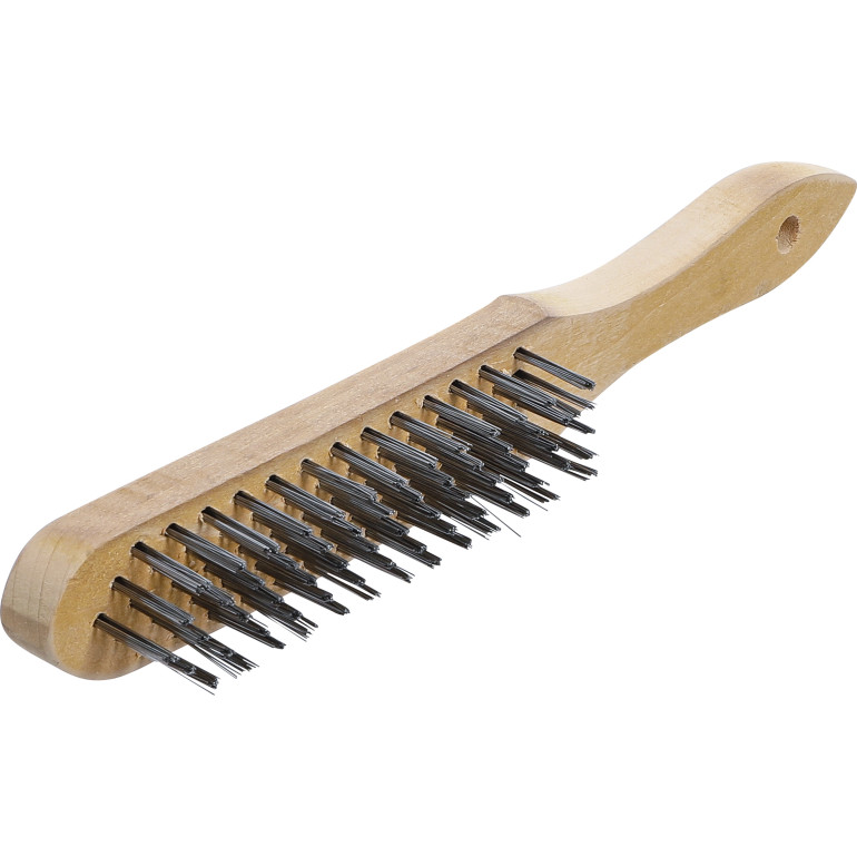 BGS Handstielbürste Stahldraht 5-reihig 300 mm 3073 BGS Handstielbürste Stahldraht 5-reihig 300 mm 3073
