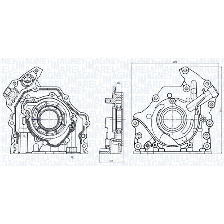 MAGNETI MARELLI Ölpumpe 351516000008 MAGNETI MARELLI Ölpumpe 351516000008