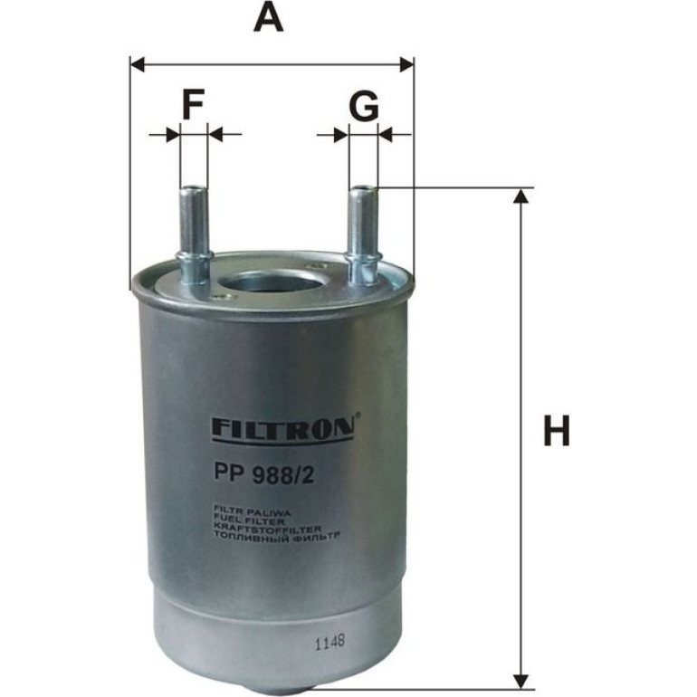 FILTRON Kraftstofffilter PP 988/2 FILTRON Kraftstofffilter PP 988/2