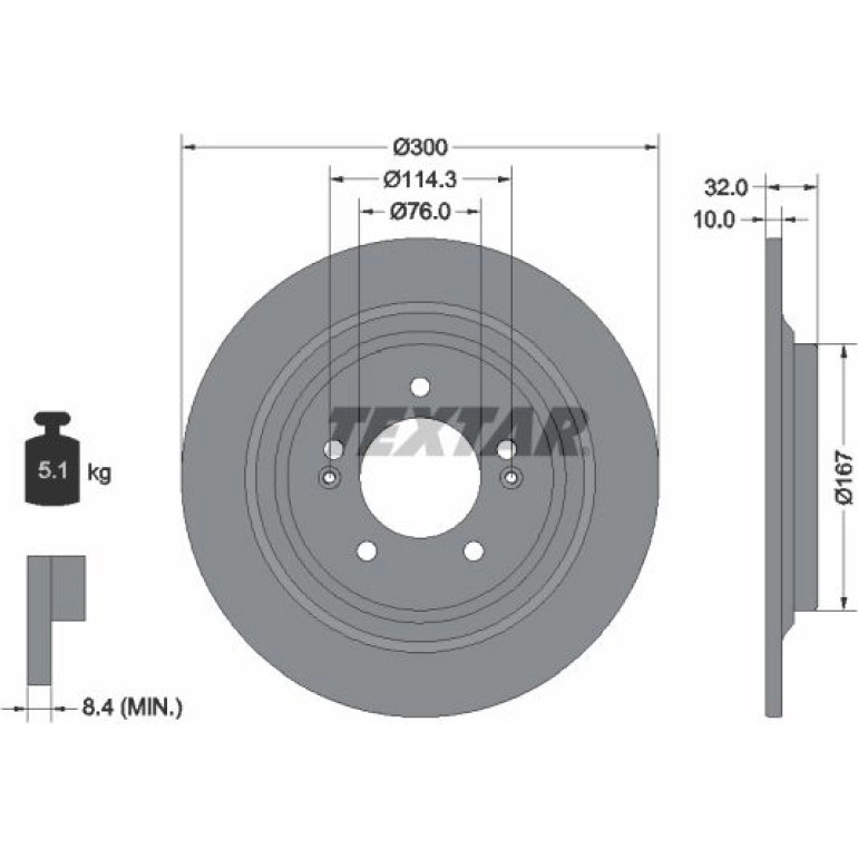 Bremsscheibe 92332703 Bremsscheibe 92332703