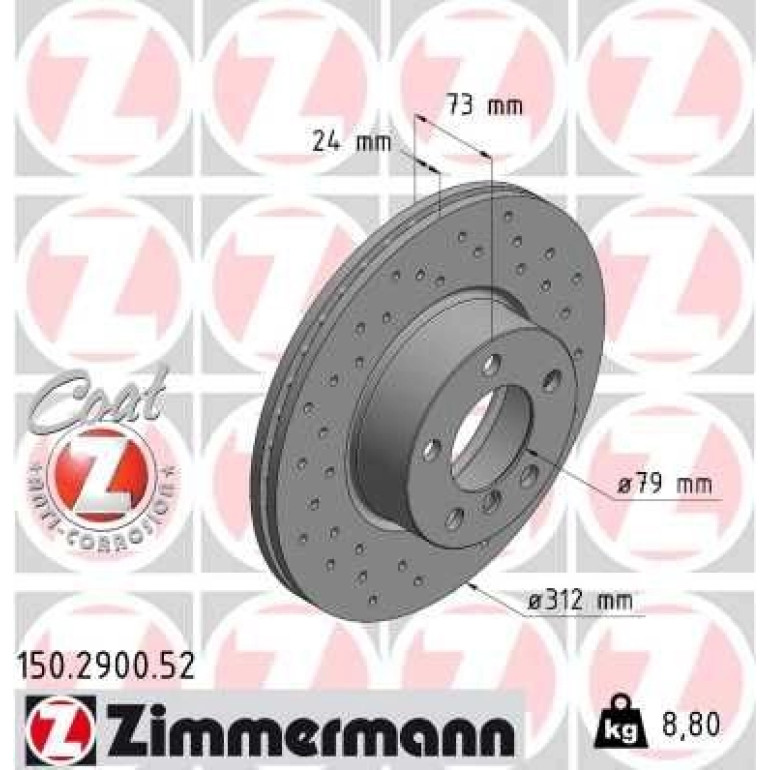 Bremsscheibe VA Sport 150.2900.52 Bremsscheibe VA Sport 150.2900.52