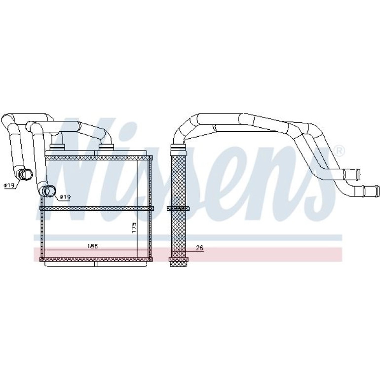Heizkühler PKW 72219