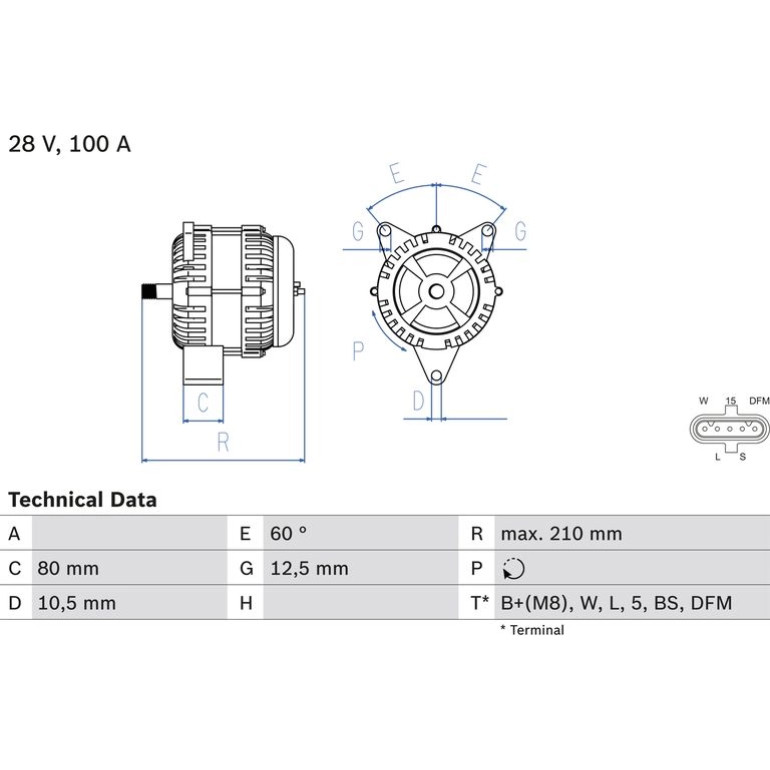 Lichtmaschine 0 986 048 110 Lichtmaschine 0 986 048 110