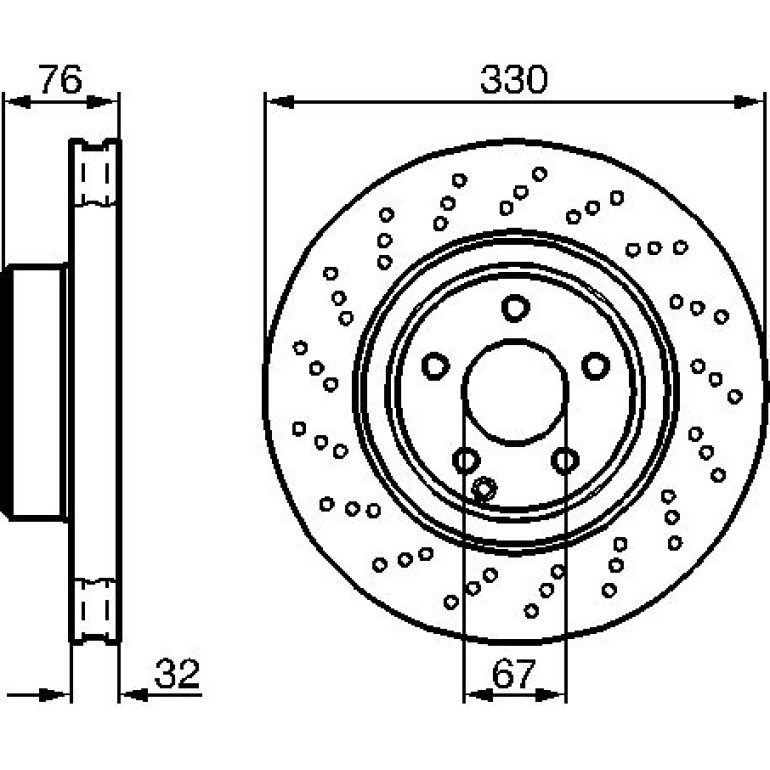 Bremsscheibe VA 0 986 478 470 Bremsscheibe VA 0 986 478 470
