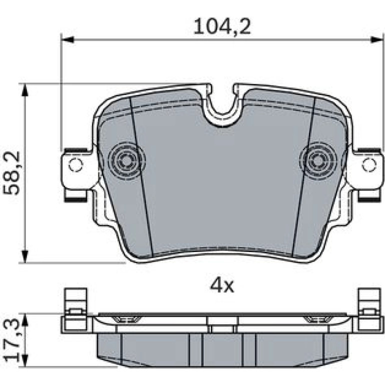 Bremsbelag 0 986 494 753 Bremsbelag 0 986 494 753