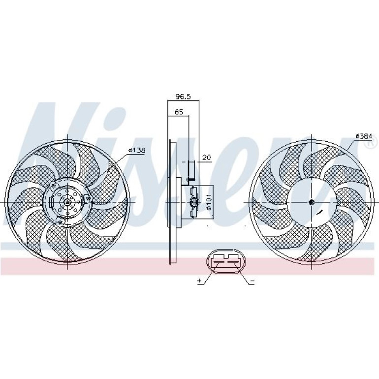Kühlerlüfter PKW 85704