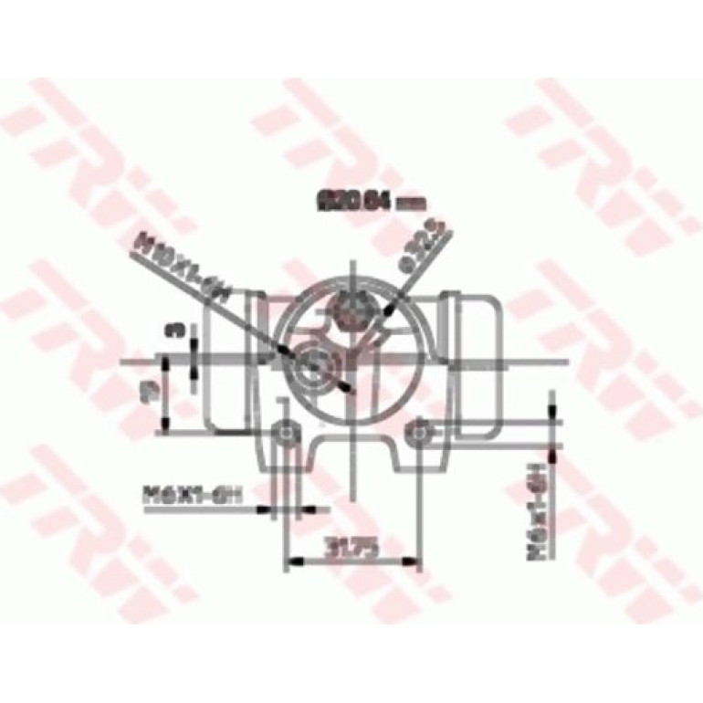 TRW Bremsrolle BWF119 TRW Bremsrolle BWF119