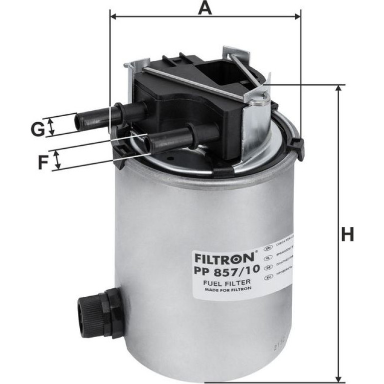 FILTRON Kraftstofffilter PP 857/10 FILTRON Kraftstofffilter PP 857/10