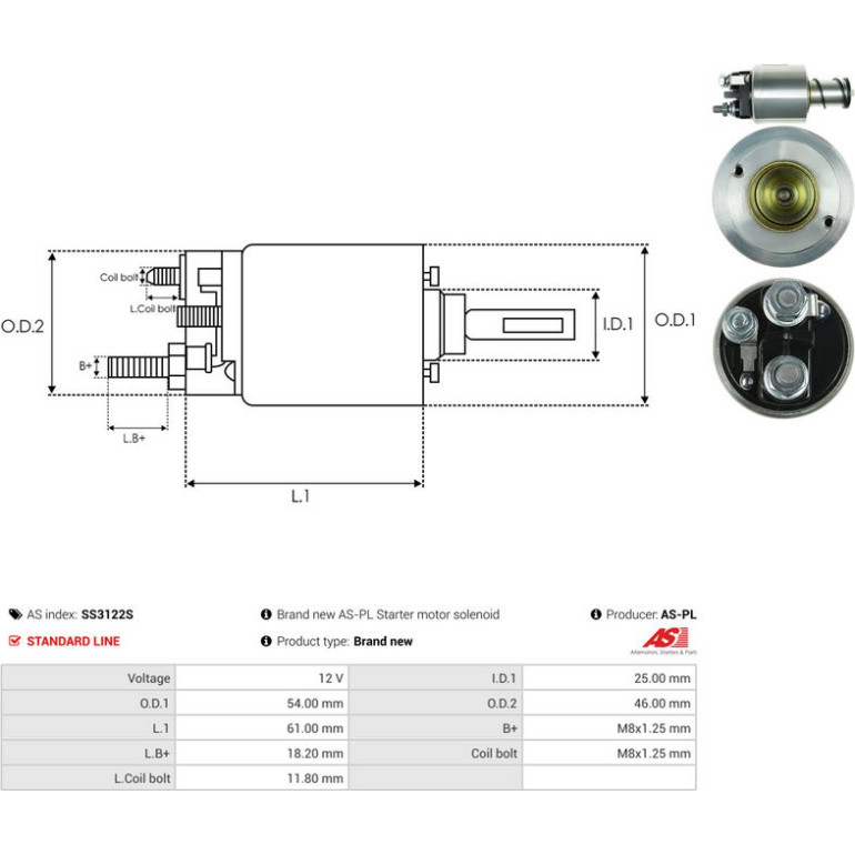 MAGNETSCHALTER, STARTER SS3122S MAGNETSCHALTER, STARTER SS3122S