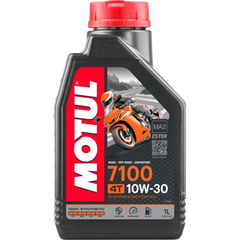 Motul 7100 Road / Off Road /Adventure 4T MA2 10W-30 1 Liter 104089 Motul 7100 Road / Off Road /Adventure 4T MA2 10W-30 1 Liter 104089
